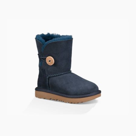 UGG Bailey Button II Navy Boots for Toddlers (QWDR86751)